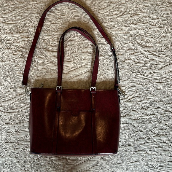 Leather Attaché bag / shoulder bag - Picture 2 of 9